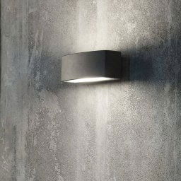 Ideallux Ideal Lux outdoor wall lamp Andromeda anthracite aluminium 22 cm