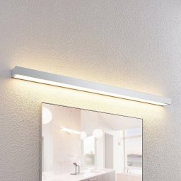 Lindby LED bathroom wall light Layan, 120 cm, chrome, metal