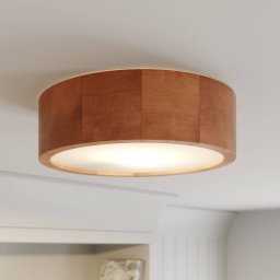 Envostar Kerio ceiling lamp Ø 27 cm pine rustic