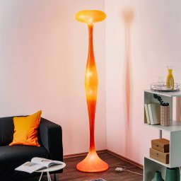 kdln floor lamp E.T.A., orange, height 200 cm