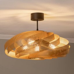 Euluna Vento ceiling light, gold-coloured, Ø 60 cm
