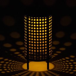 EGLO LED table lamp 48929, height 26 cm, black/beige