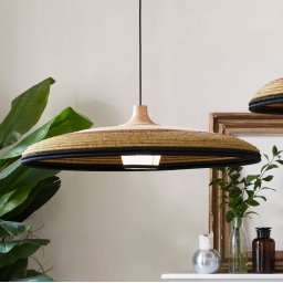 Forestier Grass hanging light L, green