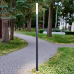 Lucande LED outdoor light Sidny, 220 cm, anthracite, IP54