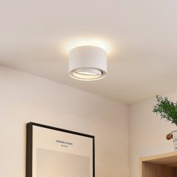 Arcchio Walisa ceiling lamp, Ø 15 cm, round, white, set of 3