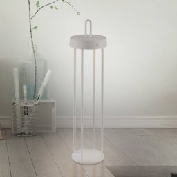 JUST LIGHT. GmbH JUST LIGHT. LED table lamp Anselm grey-beige 50cm iron