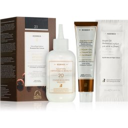 Korres Argan Oil Permanent Hair Dye with argan oil shade 2.1 Blue Black 50 ml