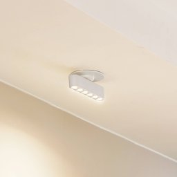 Lindby Eldrin LED recessed light, white, light points, 13.1cm