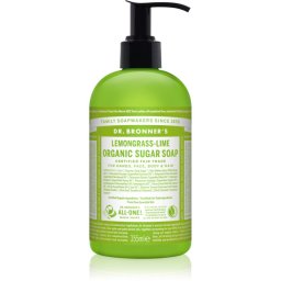 Dr. Bronner’s Lemongrass & Lime Liquid Soap for body and hair 355 ml