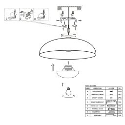 Steinhauer Brass ceiling light, brass-coloured, metal, Ø 42 cm