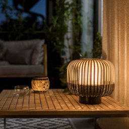 Forestier Bamboo Light S table lamp 24 cm black