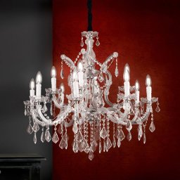 ORION Liliana Chandelier Excellent 12 Bulbs