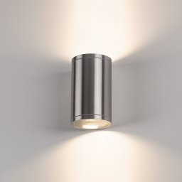 SLV Rox wall lamp, brushed aluminium, aluminium, Ø 12.5 cm, up/down