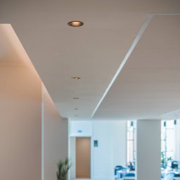 SLV Horn recessed lamp, QPAR51, black, aluminium, Ø 10.5 cm