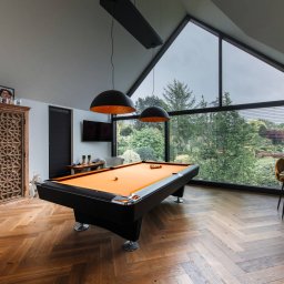 SLV Forchini hanging light, black/gold-coloured, plastic