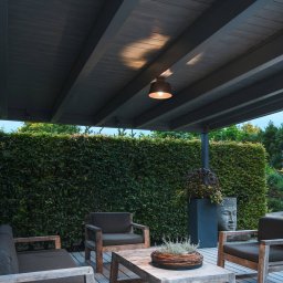 SLV Photoni ceiling lamp, black, aluminium, Ø 25 cm