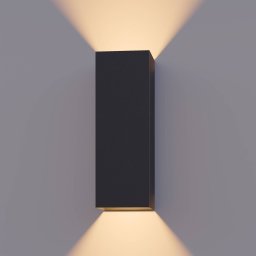 Calex LED outdoor wall lamp Rectangle up/down height 23cm black