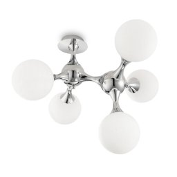 Ideallux Nodi Bianco ceiling light 5-bulb E14