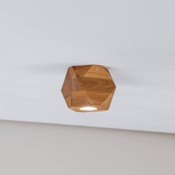 Envostar Peach Puff ceiling polyhedron wood 1-bulb