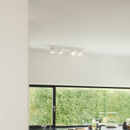 Nordlux Pitcher downlight, GU10, 4-bulb, metal, white