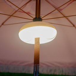 Newgarden LED rechargeable light Lima, IP54, RGBW, sunshades