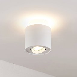 Arcchio Walisa ceiling lamp, Ø 10 cm, white, metal, GU10
