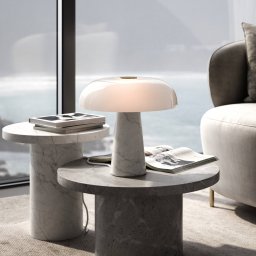 DFTP by Nordlux Table lamp Glossy, white/opal white