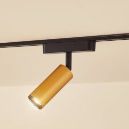 Lindby LED spot 48 V Lumaro, gold, Ø 4 cm, aluminium, dimmable