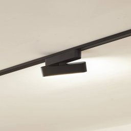 Lindby LED strip 48 V Lumaro, black, 5 W, rotatable, dimmable