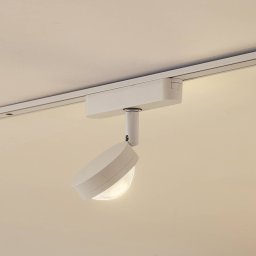 Lindby LED spot 48 V Lumaro, white, Ø 7.3 cm, aluminium, dimmable