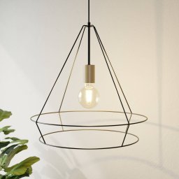 Envostar Open hanging light with metal shade, angular