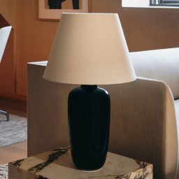 Audo Copenhagen Audo Torso table lamp, black/white, 57 cm