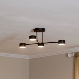 EMIBIG LIGHTING Ceiling light Mode 4, steel, 4-bulb, GX53, black
