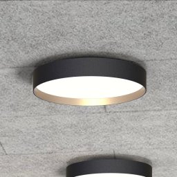 LOOM DESIGN LED ceiling lamp Lucia black/gold-coloured Ø 45 cm