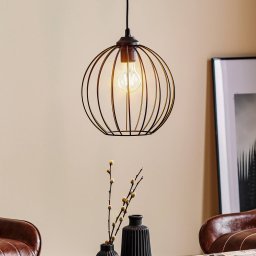 HELAM Cumera pendant light with cage shade, Ø 24 cm