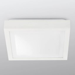 FARO BARCELONA Tola bathroom ceiling light, 32 x 32 cm, white