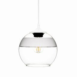 Solbika Lighting Hanging light Monochrome Flash clear/white Ø 20cm