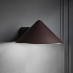 FRANDSEN LED wall lamp Grasp, dark red, width 15 cm
