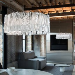 Slamp Accordéon LED hanging light, white 2,700 K