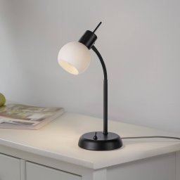 JUST LIGHT. GmbH JUST LIGHT. Loki table lamp, black, iron, glass