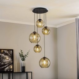 Nowodvorski Lighting Vetro pendant light in glass, 5-bulb