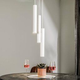 Nowodvorski Lighting Eye pendant light, 3-bulb, round, white