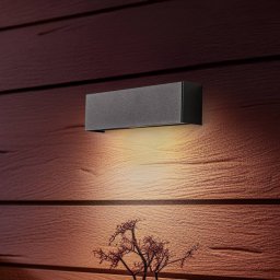 Nowodvorski Lighting Straight XS wall light, width 26 cm, black