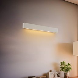 Nowodvorski Lighting Straight S wall light, 62 cm, white