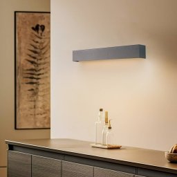 Nowodvorski Lighting Straight S wall light, 62 cm, graphite