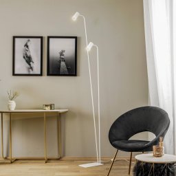 Nowodvorski Lighting Mono II floor lamp, 2-bulb, white