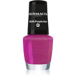 Dermacol Neon Neon Glow Nail Polish shade 41 Purple Rain 5 ml