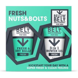 Below the Belt Grooming Fresh Nuts and Bolts Gift Set for intimate hygiene