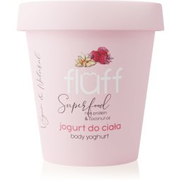 Fluff Raspberries & Almonds Body Yoghurt Rice Protein & Coconut Oil 180 ml