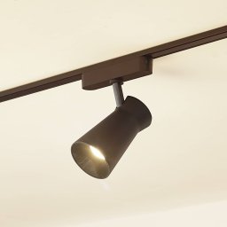 Lindby LED spot 48 V Lumaro, black, Ø 7 cm, dimmable